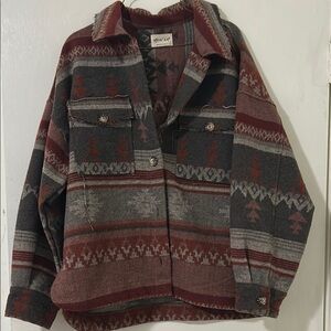 New In Multicolor Striped Jacket